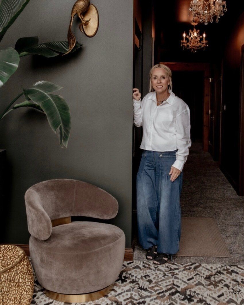 Deb Compson, owner of Von Rae Salon Suites, in the suite hallway