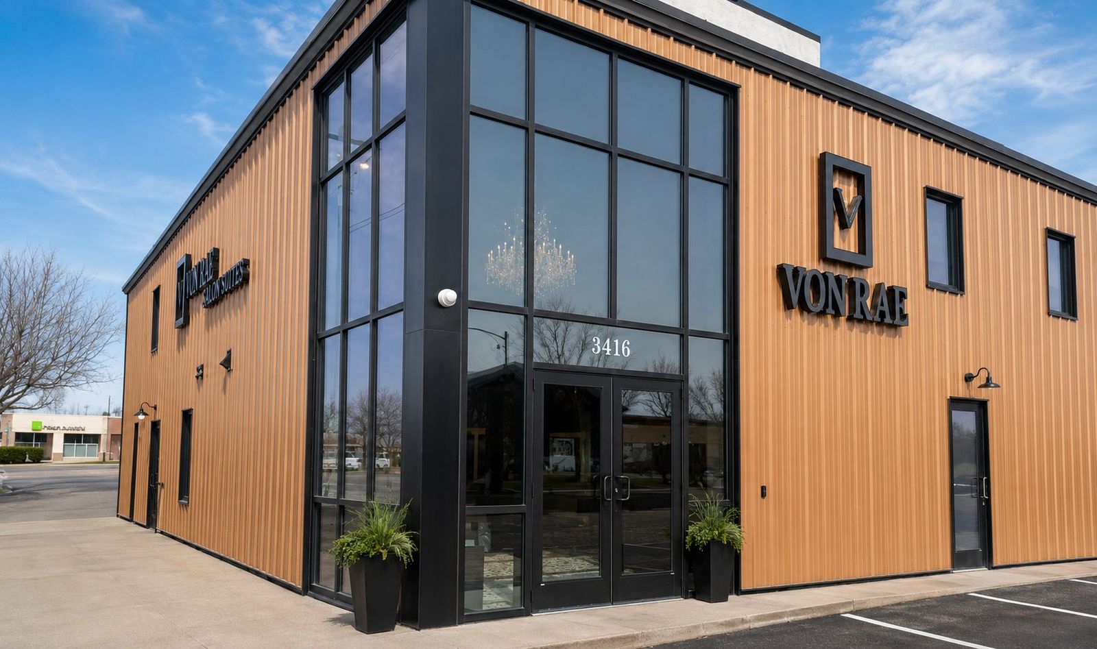 The Von Rae Salon Suites building at 3416 S Minnesota Ave, Sioux Falls