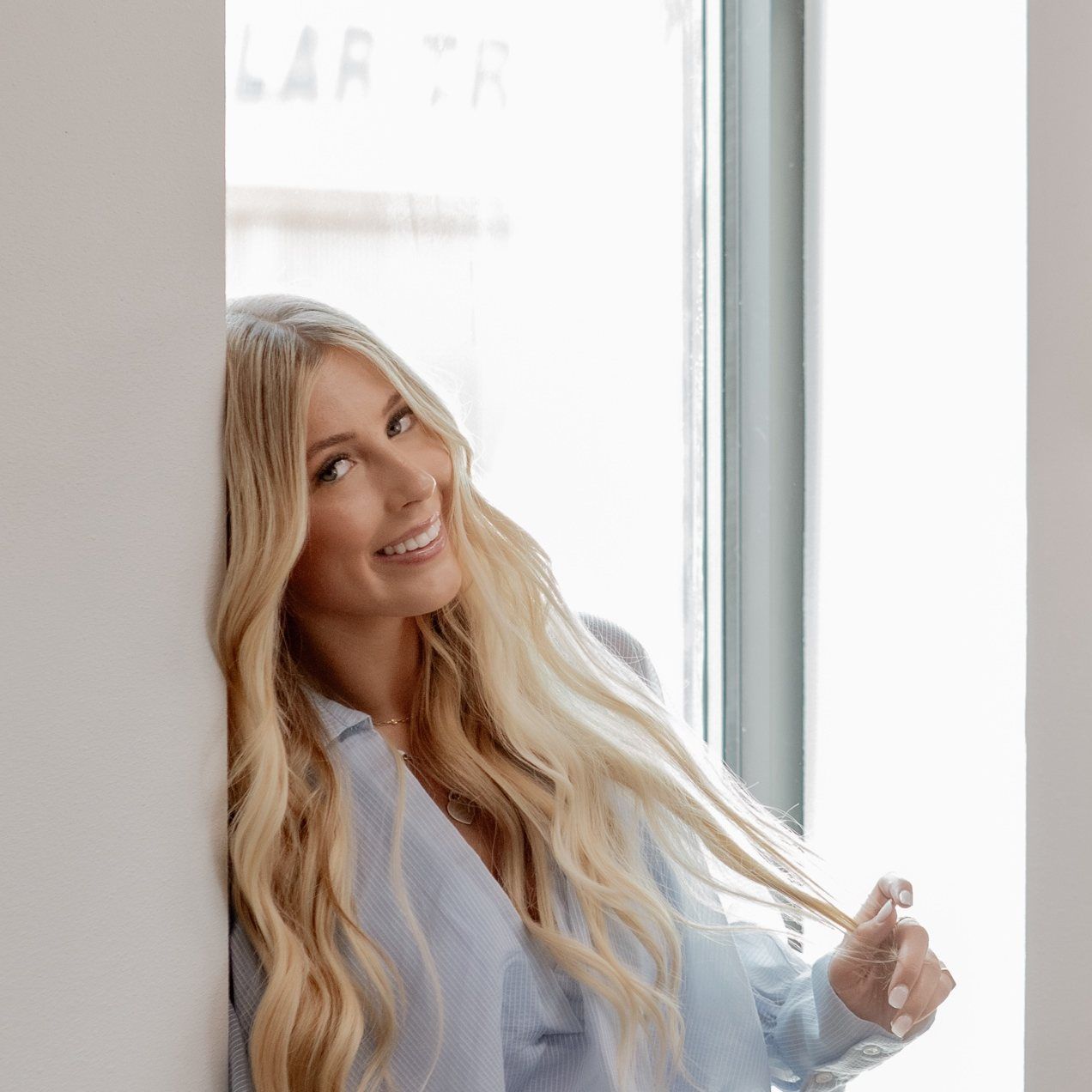 Saylor Booth of SB Studio in her suite at Von Rae Salon Suites